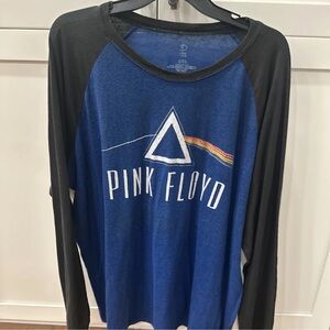 Pink Floyd Retro Men’s 2014 Blue w/ Black Long Sleeves T Shirt -  Size: 2XL